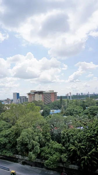 Bangalore Karnataka India June 2022 View Bangalore Cityscape Terrace Chancery — Stockfoto