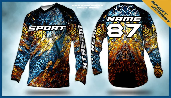 Nejlepší Sporty Jersey Pro Bold Brave Strong Dare Ruthless Dynamické — Stockový vektor