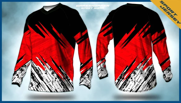 Meilleur Sports Jersey Pour Bold Brave Strong Oare Sublimation Numérique — Image vectorielle