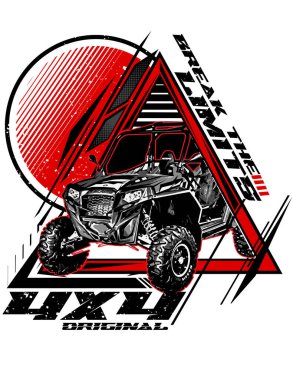 off road vector  car racing mud full splash