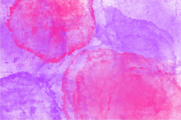 Pink purple watercolor colorful background — Stock Vector