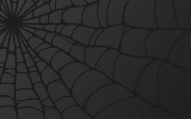 Örümcek ağı desenli siyah arkaplan