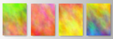 Bulanık renkli arkaplan kümesi koleksiyonu