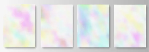 Ensemble de fond coloré flou collection — Image vectorielle