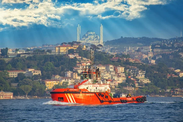 Стамбул Турция Май 2022 Года Корабль Береговой Охраны Спасательный Поисково — стоковое фото