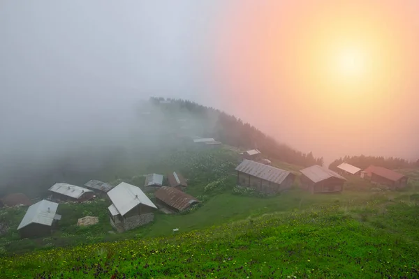 Pokut Plateau Rize Camlihemsin Pokut Platå Svarta Havet Och Turkiet — Stockfoto