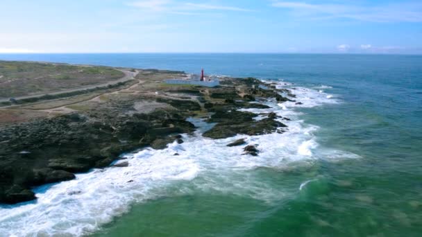 Autostrada Della Costa Del Pacifico Strada Lungo Costa Con Scogli — Video Stock