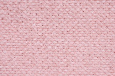 Kumaş dokusu arka planı. Pembe, yumuşak, yumuşak tekstil.