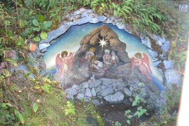 Sibirya. Gorny Altai Cumhuriyeti. Chemal Köyü. Patmos Adası. İlahiyatçı Aziz John Kilisesi..
