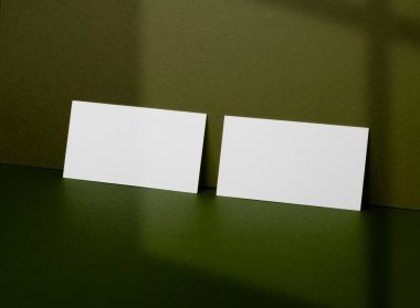 Koyu yüzeyi olan kırtasiye modelleme şablonu