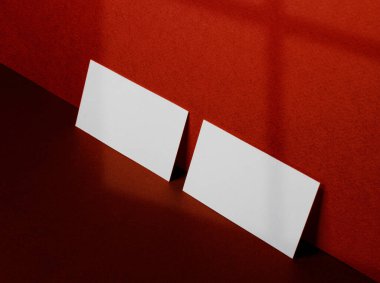 Koyu yüzeyi olan kırtasiye modelleme şablonu