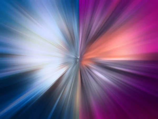 Half Two Color Light Speed Motion Background Object Decor Banner — Fotografia de Stock
