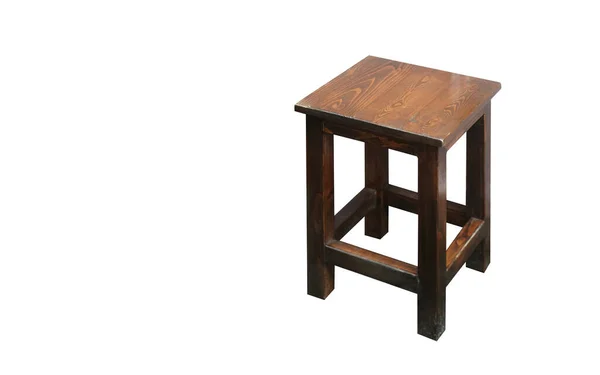 Stare Drewniane Krzesło Białym Tle Obiekt Meble Vintage Wystrój Przestrzeń — Zdjęcie stockowe