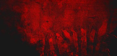 Arka plan için renkli korku çimentosu. Korkunç çatlak duvarlar.