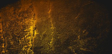 Arka plan için renkli korku çimentosu. Korkunç çatlak duvarlar.