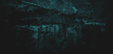 Korkunç duvar dokusunun arka planı. Koyu duman gölgesi ile Grunge boş