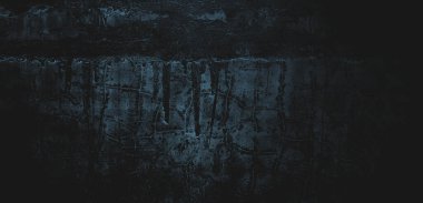 Korkunç duvar dokusunun arka planı. Koyu duman gölgesi ile Grunge boş