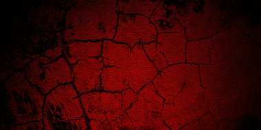 Karanlık duvar korkutucu arka plan. Grunge dokusu beton