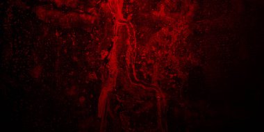 Karanlık duvar korkutucu arka plan. Grunge dokusu beton