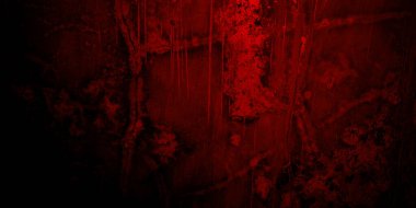 Karanlık duvar korkutucu arka plan. Grunge dokusu beton