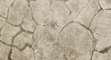 Arka plan için gri çatlamış çimento dokusu. duvar çizikleri