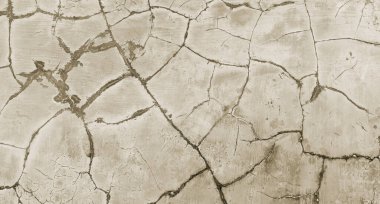 Arka plan için gri çatlamış çimento dokusu. duvar çizikleri