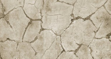 Arka plan için gri çatlamış çimento dokusu. duvar çizikleri