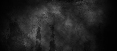 Kara sisli duvarlar korkutucudur. Korku siyah çimento