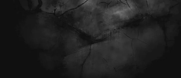 Schwarze Nebelwände Sind Beängstigend Horror Schwarzer Zement — Stockfoto