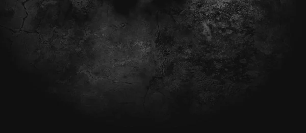 Чорні Туманні Стіни Страшні Жах Чорний Цемент — стокове фото