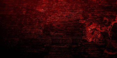 Kırmızı, korkunç bir geçmişi var. Koyu grunge kırmızı desen beton
