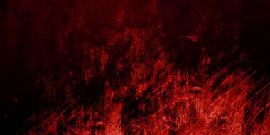 Kırmızı, korkunç bir geçmişi var. Koyu grunge kırmızı desen beton