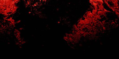 Kırmızı, korkunç bir geçmişi var. Koyu grunge kırmızı desen beton