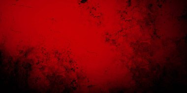 Kırmızı, korkunç bir geçmişi var. Koyu grunge kırmızı desen beton