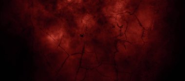 Koyu kırmızı korkunç arka plan. Koyu grunge kırmızı desen beton