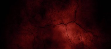 Koyu kırmızı korkunç arka plan. Koyu grunge kırmızı desen beton