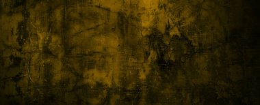 Duvar karanlığı korkunç. Arka plan için koyu çimento. Çiziklerle dolu korkunç bir duvar.