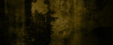 Duvar karanlığı korkunç. Arka plan için koyu çimento. Çiziklerle dolu korkunç bir duvar.