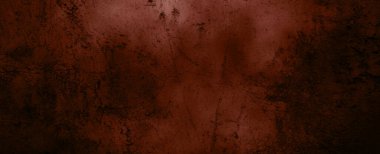 Duvar karanlığı korkunç. Arka plan için koyu çimento. Çiziklerle dolu korkunç bir duvar.