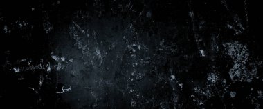 Ürkütücü koyu duvarlar, arka plan için hafif siyah beton dokusu.