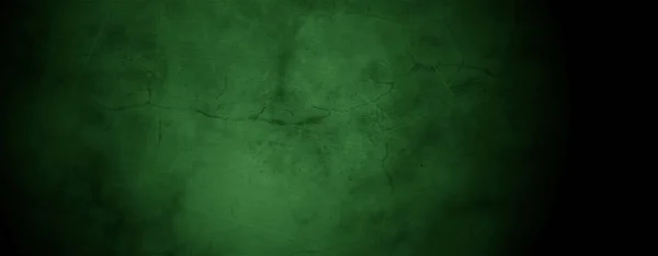 Страшна Темно Зелена Туманність Тріснула Стіни Фону — стокове фото