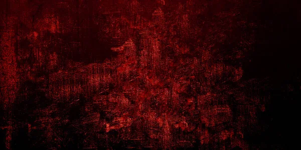 Fundo Assustador Vermelho Grunge Escuro Textura Vermelha Concreto — Fotografia de Stock