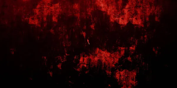 Rosso Sfondo Spaventoso Grunge Scuro Struttura Cemento Rosso — Foto Stock