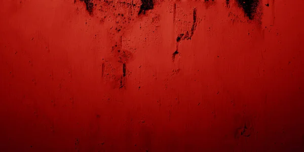 红色可怕的背景 深红纹理混凝土 — 图库照片