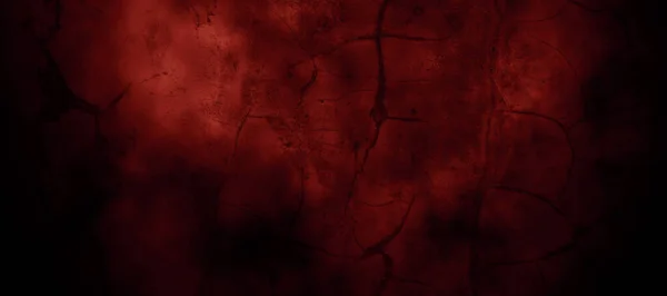 Fondo Aterrador Terror Rojo Oscuro Grunge Oscuro Textura Roja Hormigón —  Fotos de Stock