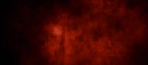 Fondo Aterrador Terror Rojo Oscuro Grunge Oscuro Textura Roja Hormigón — Foto de Stock