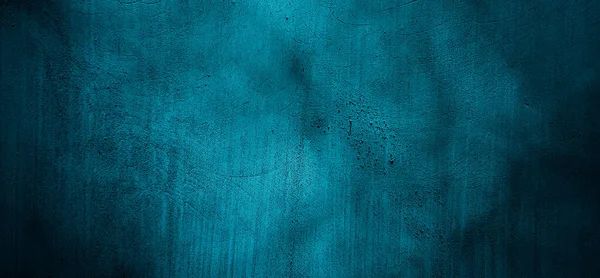 Niebieski Tło Ściany Ciemnoniebieskie Ściany Przerażające Niebieski Cement Drapany — Zdjęcie stockowe