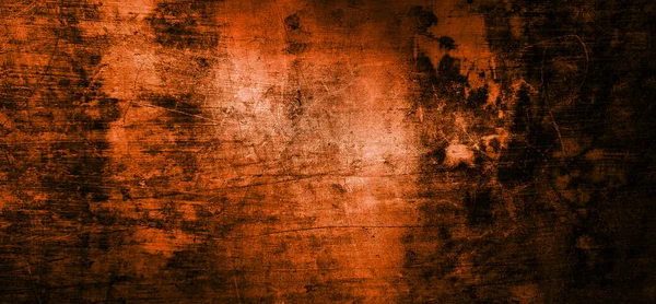 Orange Wall Dark Shadows Dark Orange Cement Background — Stock Photo, Image