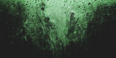 Arka plan için korkutucu karanlık çimento. Duvarlar leke ve çiziklerle dolu..