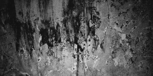Τρόμος Και Τρομακτικό Τσιμέντο Τοίχοι Είναι Γεμάτοι Λεκέδες Και Γρατζουνιές — Φωτογραφία Αρχείου